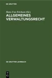 Book cover of Allgemeines Verwaltungsrecht (10th ed.) by Hans-Uwe Erichsen