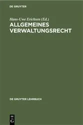 Book cover of Allgemeines Verwaltungsrecht (11th ed.) by Unknown