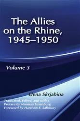 Book cover of Allies on the Rhine, 1945-1950 by Elena Skrjabina