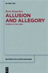 Book cover of Allusion and Allegory by Boris Kayachev