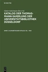 Book cover of Alphabetischer Katalog. Kel – Man by Günter Gattermann