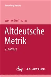 Book cover of Altdeutsche Metrik (2nd ed.) by Werner Hoffmann
