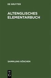 Book cover of Altenglisches Elementarbuch by Unknown