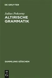 Book cover of Altirische Grammatik (2nd ed.) by Julius Pokorny