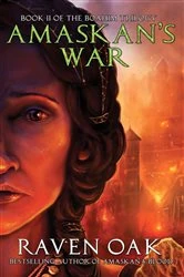 Book cover of Amaskan's War by Raven Oak