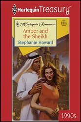 Book cover of AMBER AND THE SHEIKH by Stephanie Howard