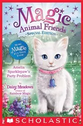 Book cover of Amelia Sparklepaw's Party Problem (Magic Animal Friends: Special Edition) by Daisy Meadows
