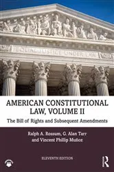 Book cover of American Constitutional Law, Volume II (11th ed.) by Vincent Phillip Munoz
