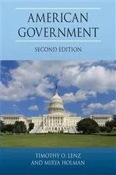 Book cover of American Government, Second Edition (2nd ed.) by Timothy O. Lenz