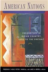 Book cover of American Nations by Frederick Hoxie