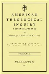 Book cover of American Theological Inquiry, Volume Six, Issue Two by Gannon Murphy