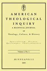 Book cover of American Theological Inquiry, Volume Two, Issue One by Gannon Murphy