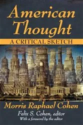 Book cover of American Thought by Morris Cohen