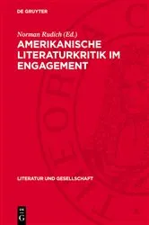 Book cover of Amerikanische Literaturkritik im Engagement by Norman Rudich