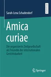 Book cover of Amica curiae by Sarah-Lena Schadendorf