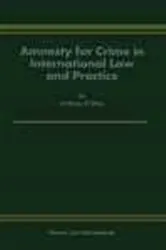 Book cover of Amnesty for crime in international law and practice by A. O'Shea