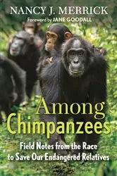 Book cover of Among Chimpanzees by Nancy J. Merrick