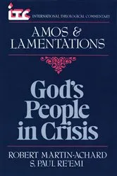 Book cover of Amos and Lamentations by Robert Martin-Achard