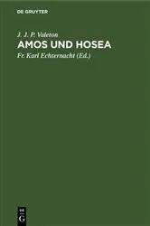 Book cover of Amos und Hosea by Unknown