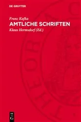 Book cover of Amtliche Schriften by Franz Kafka