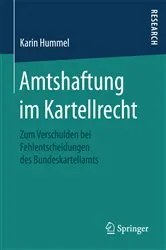 Book cover of Amtshaftung im Kartellrecht by Unknown