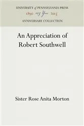 Book cover of An Appreciation of Robert Southwell by Unknown