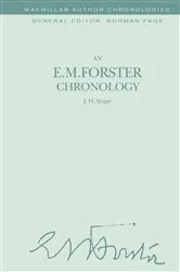 Book cover of An E. M. Forster Chronology by J. Stape