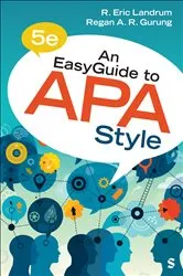 Book cover of An EasyGuide to APA Style (5th ed.) by R. Eric Landrum