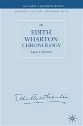 Book cover of An Edith Wharton Chronology by E. Harden