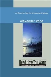 Book cover of An Essay on Man by Alexander Pope