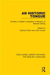 Book cover of An Historic Tongue by Graham Nixon