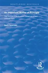 Book cover of An Important Matter of Principle by David Seawright