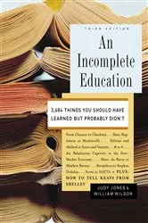 Book cover of An Incomplete Education by Judy Jones