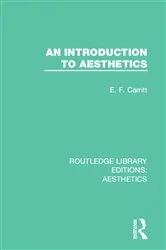 Book cover of An Introduction to Aesthetics by E. F. Carritt