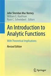 Book cover of An Introduction to Analytic Functions by Unknown