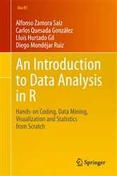 Book cover of An Introduction to Data Analysis in R by Alfonso Zamora Saiz