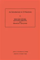 Book cover of An Introduction to G-Functions by Bernard Dwork