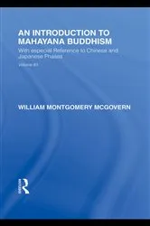Book cover of An Introduction to Mahāyāna Buddhism by William McGovern