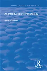 Book cover of An Introduction to Psychology by Susan S. Brierley
