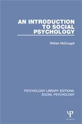 Book cover of An Introduction to Social Psychology by William McDougall
