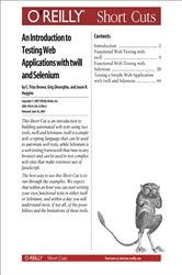 Book cover of An Introduction to Testing Web Applications with twill and Selenium by C. Titus Brown