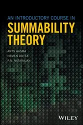 Book cover of An Introductory Course in Summability Theory by Ants Aasma