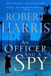 Book cover of An Officer and a Spy by Robert Harris