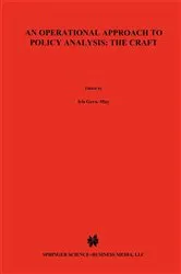 Book cover of An Operational Approach to Policy Analysis: The Craft by Iris Geva-May