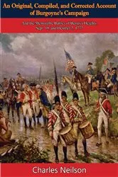 Book cover of An Original, Compiled, and Corrected Account of Burgoyne's Campaign: by Unknown