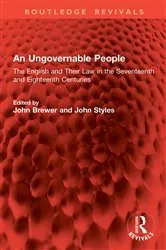 Book cover of An Ungovernable People by John Brewer