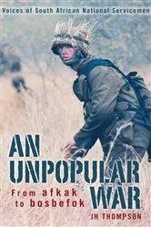 Book cover of An Unpopular War by JH Thompson