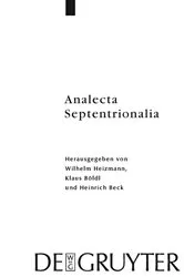 Book cover of Analecta Septentrionalia by Wilhelm Heizmann