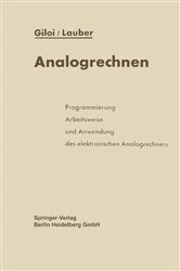 Book cover of Analogrechnen by Wolfgang Giloi