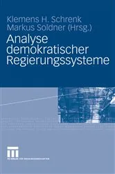 Book cover of Analyse demokratischer Regierungssysteme by Klemens H. Schrenk